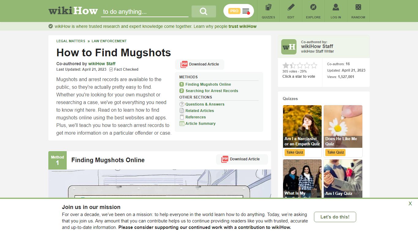 How to Find Mugshots: 11 Steps (with Pictures) - wikiHow